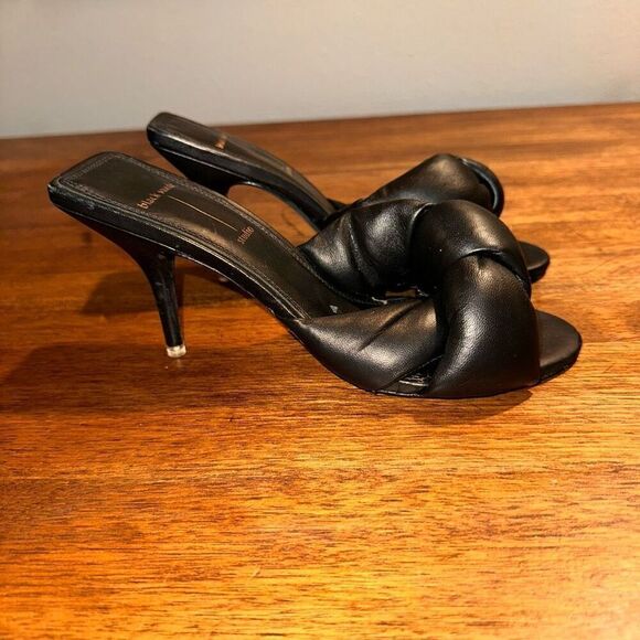 NWOB Black Suede Studio Eliza Sandals - Picture 2 of 8